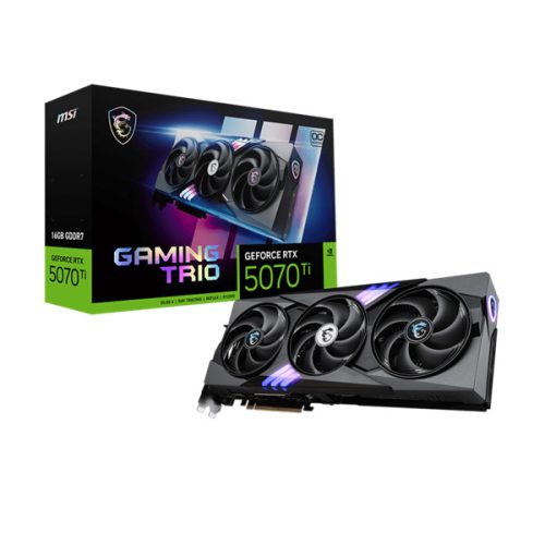 MSI Videokártya PCI-Ex16x nVIDIA RTX 5070 Ti GAMING TRIO 16GB DDR7 OC