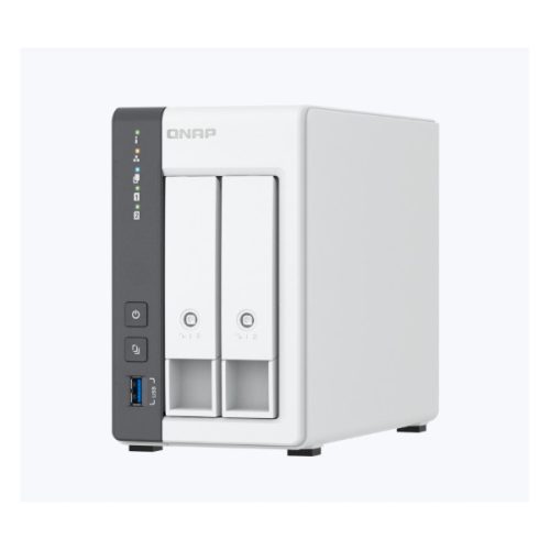 QNAP NAS 2 fiókos 4x2GHz, 4GB RAM, 1x2500Mbps, 1x1000Mbps, 1xUSB3.2, 2xUSB2.0 - TS-216G