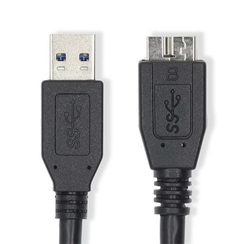 Nedis CCGL61500BK10 USB3.2 - micro-B (micro B) kábel, 5 Gbps, 1m