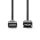 Nedis CCGL61010BK20 USB3.2 toldó / hosszabító kábel, USB 3.2 Gen 1, USB A dugó, USB-A aljzat, 5 Gbps, hossz: 2m