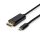 Nedis CCGL64352BK20 USB C (USB-C) - Display Port kábel, USB3.2 Gen 1, 4K@60Hz, hossz 2m