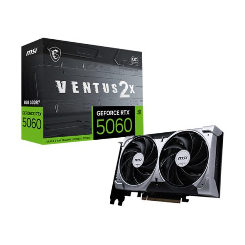 MSI Videokártya PCI-Ex16x nVIDIA RTX 5060 VENTUS 2X 8GB DDR7 OC