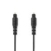 Nedis CAGL25000BK100 optikai audio kábel, TosLink dugó, hossz 10m