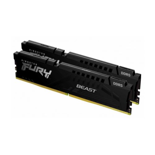 KINGSTON FURY Memória DDR5 64GB 5200MT/s CL40 DIMM (Kit of 2) Beast Black