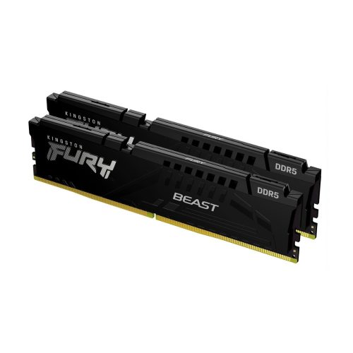 KINGSTON FURY Memória DDR5 64GB 5600MT/s CL40 DIMM (Kit of 2) Beast Black