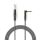 Nedis COTH23005GY30 félprofi audio kábel, 6,35mm mono jack dugó - dugó, hossz 3m, rugalmas