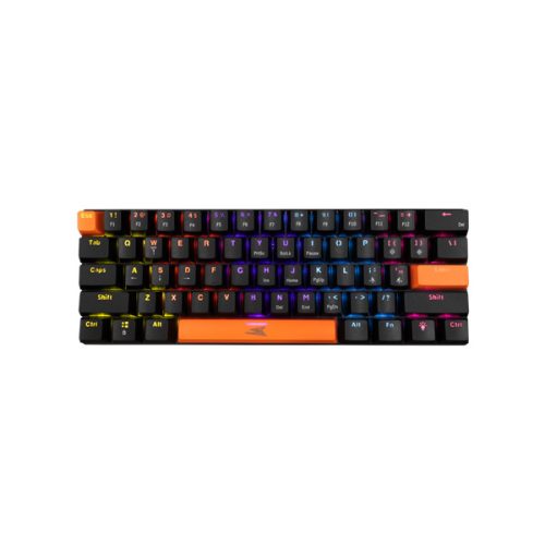 Baracuda DOLPHIN-B/R-US, BGK-03111B/R-US fekete mechanikus gamer billentyűzet piros kapcsolóval, angol