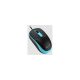 GENIUS Vezetékes egér optikai DX-123, USB, 1000dpi, Fekete/Kék