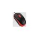 GENIUS Vezetékes egér optikai DX-123, USB, 1000dpi, Fekete/Piros