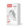 COLORWAY AC töltő GaN Mini CW-CHS053PD-WT 30W PD port PPS USB (Type-C PD + USB QC4.0) fehér