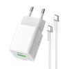 COLORWAY AC töltő GaN Mini CW-CHS055PDC-WT 35W PD port PPS USB (Type-C PD + USB QC4.0) kábel Type-C