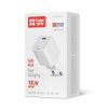 COLORWAY AC töltő GaN Mini CW-CHS056PD-WT 35W PD port PPS USB-C fehér