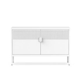   Flexispot fém tárolószekrény, 100×40 cm, magasság 64 cm, Fehér