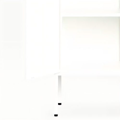 Flexispot fém tárolószekrény, 100×40 cm, magasság 120 cm, Fehér