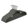 SONGMICS Bársony Hatású Fogas, 42.7*22*0.6 cm, ABS Anyagból, Fekete