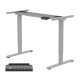 FLEXISPOT E1 Pro  Elektromos Íróasztal Láb, Szürke, Kétmotoros, 70–120 cm Állítható, 100 kg Teherbírás, Memóriagombokkal