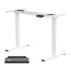FLEXISPOT E1 Pro  Elektromos Íróasztal Láb, Fehér, Kétmotoros, 70–120 cm Állítható, 100 kg Teherbírás, Memóriagombokkal