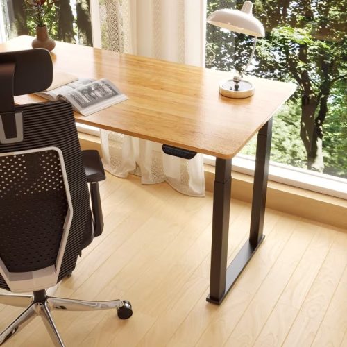 FLEXISPOT E2Q négylábú elektromos magasságállítható íróasztal láb, Fekete, 2 motorral, 150kg teherbírással