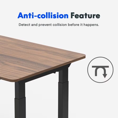 FLEXISPOT E2Q négylábú elektromos magasságállítható íróasztal láb, Fehér, 2 motorral, 150kg teherbírással