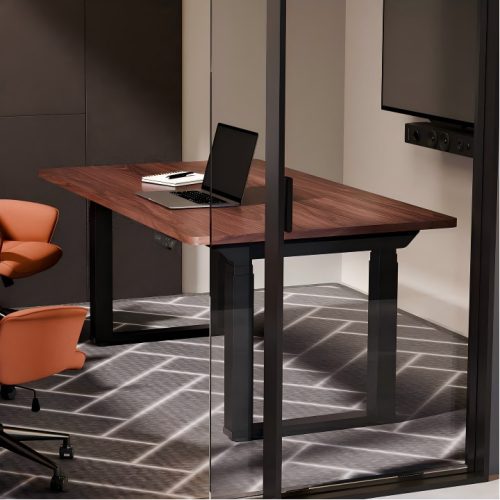 FLEXISPOT E7Q négylábú elektromos magasságállítható íróasztal láb, Fekete, 4 motorral, 300 kg teherbírással