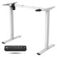 FLEXISPOT EF1 Elektromos Íróasztal Láb, Fehér, egymotoros, 70–120 cm Állítható, 70 kg Teherbírás, Memóriagombokkal