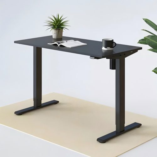 FlexiSpot EF1 elektromos íróasztal, fekete – állítható magasság (70–120 cm), Memóriás vezérlőpanellel