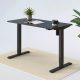 FlexiSpot EF1 elektromos íróasztal, fekete – állítható magasság (70–120 cm), Memóriás vezérlőpanellel