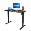 FLEXISPOT EG elektromos állítható íróasztal, 120×60 cm, Fekete