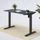  FLEXISPOT Elektromos állítható íróasztal EG1, Fekete, 70–120 cm magasságállítás, egy motorral, max. teherbírás 70 kg, halk működésű motor, több méretben választható