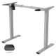 FLEXISPOT EG1 Elektromos Íróasztal Láb, Szürke, egymotoros, 70–120 cm Állítható, 70 kg Teherbírás