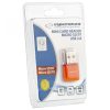 ESPERANZA EA134O MicroSD Kártyaolvasó USB 2.0, Narancssárga
