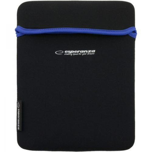 ESPERANZA ET172B Neoprén Tablet Tok, 9.7", Fekete/Kék