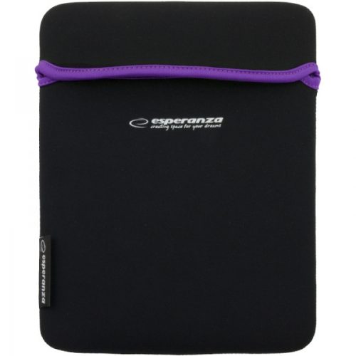 ESPERANZA ET172V Neoprén Tablet Tok, 9.7", Fekete/Lila