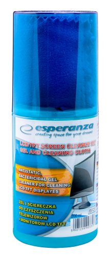 ESPERANZA ES121 Tisztító Gél Törlőkendővel LCD/TFT 200 ml