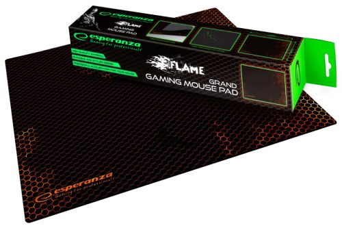 ESPERANZA EA146R Flame Gamer Egérpad, Piros