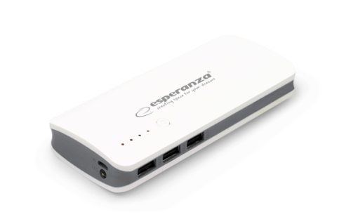 ESPERANZA EMP106WE Radium Powerbank 8000 mAh, Fehér/Szürke