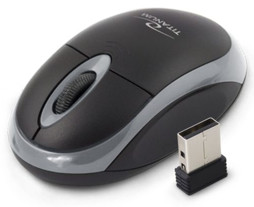 ESPERANZA TM116E Vulture 3D USB Vezeték Nélküli 2,4 GHz-es Optikai Egér, Fekete/Szürke