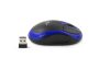 ESPERANZA TM116B Vulture 3D USB Vezeték Nélküli 2,4 GHz-es Optikai Egér, Fekete/Kék