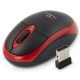 ESPERANZA TM116R Vulture 3D USB Vezeték Nélküli 2,4 GHz-es Optikai Egér, Fekete/Piros