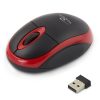 ESPERANZA TM116R Vulture 3D USB Vezeték Nélküli 2,4 GHz-es Optikai Egér, Fekete/Piros