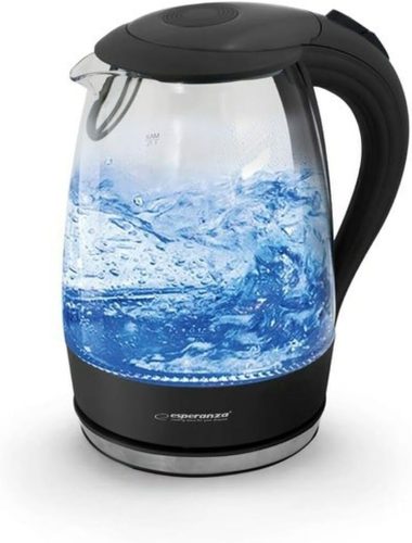 ESPERANZA EKK011K Salto Angel Elektromos Üveg Vízforraló LED Indikátorral 1.7L, Fekete