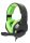 ESPERANZA EGH350G Cobra Mikrofonos Sztereó Gamer Fejhallgató, Zöld