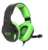 ESPERANZA EGH350G Cobra Mikrofonos Sztereó Gamer Fejhallgató, Zöld