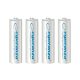 ESPERANZA EZA104W Újratölthető AA Elem, 2000 mAh Ni-MH, 4 db/Csomag, Fehér