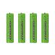 ESPERANZA EZA102G Újratölthető AAA Elem, 1000 mAh Ni-MH, 4 db/Csomag, Zöld