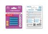 ESPERANZA EZA102B Újratölthető AAA Elem, 1000 mAh Ni-MH, 4 db/Csomag, Kék