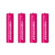 ESPERANZA EZA102R Újratölthető AAA Elem, 1000 mAh Ni-MH, 4 db/Csomag, Piros