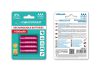 ESPERANZA EZA102R Újratölthető AAA Elem, 1000 mAh Ni-MH, 4 db/Csomag, Piros