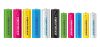 ESPERANZA EZA102R Újratölthető AAA Elem, 1000 mAh Ni-MH, 4 db/Csomag, Piros