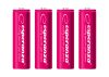 ESPERANZA EZA104R Újratölthető AA Elem, 2000 mAh Ni-MH, 4 db/Csomag, Piros